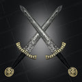 Medieval Cosplay for Larp Crusader Knight Sword Plastic Foam Viking Weapon Props PE Toy Sword