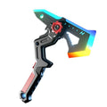 Cool War Axe Children's Dual-Mode Plastic Laser Sword and Axe with Light-Up Feature Flashing Sword Toy for Teens & Adults
