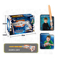 Amazing Kids Toys Space Weapon 2 in 1 Plastic Toys Sword and Gun With Colorful Lights